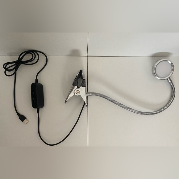 LEPOWER Clip on Light Lamp Silver - Picture 4 of 6